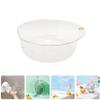 minkissy Plastic Wash Basin Portable Face Washing Bowl for Home Use Multi-functional Basin for Washing Clothes Dishes and Feet Easy to Clean Compact for Travel and view 4