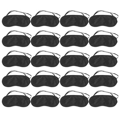 minkissy 20pcs Disposable Eye Masks Comfortable Sleep Masks for Travel Naps Rest Soft Eye Elastic Bands for Deep Sleep Relaxation Individually Packaged OPP Bags