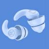 1 Pair Silicone Ear Plugs for Sleep Noise Reduction Sound Isolating Noise Cancelling Reusable Earplugs Third Generation (Blue) view 1