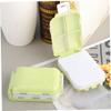 KOMBIUDA 2pcs Portable Straw Pill Box Classification Case Pp Natural Fiber Medicine Organizer for Elders view 2