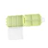 KOMBIUDA 2pcs Portable Straw Pill Box Classification Case Pp Natural Fiber Medicine Organizer for Elders view 4