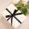 2024 Graduation Ribbons Packing Black Gold Ribbon for Wrapping Bouquet Decoration Congratulations view 4