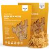 Gold Sea Moss Raw Organic| Makes 160oz of Gel - 100% Wild Crafted| Non-GMO Sun-Dried Mineral Rich Super Food for Energy| Booster Healthy, Immunity Digestion (8oz) view 1
