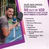 Purple Sea Moss Raw Organic| Makes 80oz of Gel - 100% Wild Crafted| Non-GMO Sun-Dried Mineral Rich Super Food for Energy| Booster Healthy, Immunity Digestion (4oz) view 3