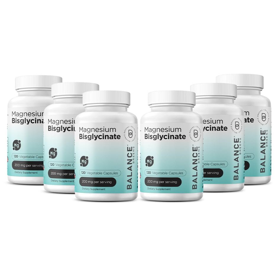 Magnesium Bisglycinate 200mg - High Absorption Chelated Magnesium Supplement - Gentle on Stomach, Non-GMO, Gluten-Free, Supports Sleep, Muscle Cramps & Positive Mood - 120 Vegan Capsules