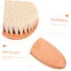 TOYANDONA 1set Multi-use Wool Brush and Comb Hair Care Gentle Brush and Comb Kit for Newborns Lightweight and Portable Reduces Cradle Cap Set view 4