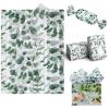 120 Sheets 20 * 14 Inches Eucalyptus Tissue Paper, Greenery Botanical Gift Wrapping Tissue Bulk for Wedding, Birthday DIY Art Crafts view 1