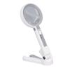 5X 11X Magnifying Glass with Light and Scale Stand, Foldable Handheld Magnifying Glass 18 LED Lights with 3 Brightness, USB Charging, for Close Work, Seniors Reading view 1