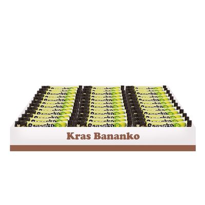 Kra Bananko 120g - Irresistibly Delicious Mini Chocolate Covered Foam Bananas - Treat Yourself to Every Bite of Sweet Bliss! Pack of 5 (30G, 36 Pack)