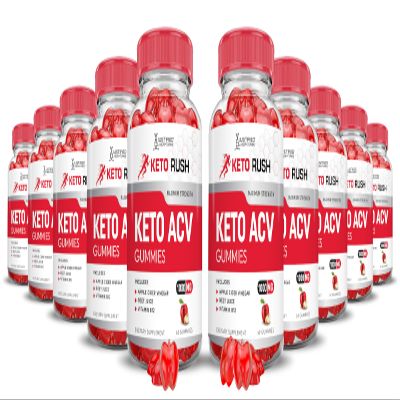 (10 Pack) Keto Rush Keto ACV Gummies Advanced Formula 1000MG Keto Rush Keto Gummies Apple Cider Vinegar Boost Formulated with Pomegranate Beet Juice Powder B12 Vegan Non GMO 600 Gummys