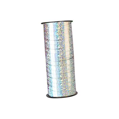 FOMIYES Silver Curling Ribbon Roll 100 Yard Sparkling Decorations for Parties Balloon Adornments Wrapping Crafts