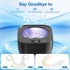Ultrasonic Retainer Cleaner Machine,Ultrasonic Cleaner Machine for Rerainers,48khz Quickly Cleaning For Retainers,Aligners,Dentures,Mouth Guards,Aligners view 4