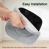 6 Pack 9 Inch Square Microfiber Pad Refill Compatible with True & Tidy Thick SPIN-800 TrueClean Mop, M16 and Most Square Spin Mop, Bucket - Grey view 2