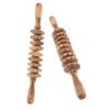 2pcs Wooden Massage Roller Stick for Hips and Foot Comfort view 1