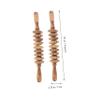 2pcs Wooden Massage Roller Stick for Hips and Foot Comfort view 4