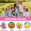 100 Pack 6 oz Plastic Cups with Dome Lids (No Hole),Crystal Clear PET Dessert Cups,Disposable Party Dessert Cups for Fruit,Parfait,Pudding,Yogurt,Ice Cream,Cold Drinks view 4