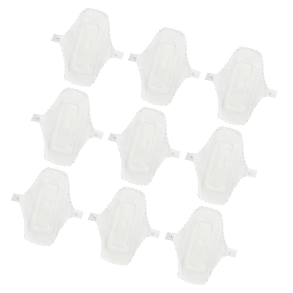 FRCOLOR Waterproof Reusable Menstrual Pads Washable Sanitary Napkin Set Cotton Pads for Women Travel