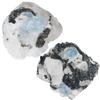 NUKAYAI 2Pcs Moonstone Crystals 1.8-2.2" Large Raw Crystals and Healing Stones Rough Rocks for DIY Wrapping Wire Cabbing Gifts Fountain Decoration Polishing Wicca Reiki Natural Rainbow Moonstone Rock view 1