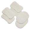 BUTIFULSIC 6pcs Natural Loofah Dish Brush for Kitchen Cleaning Scouring Pad Oily Brush Non-Stick Pot Scrubber for Dishes and view 1