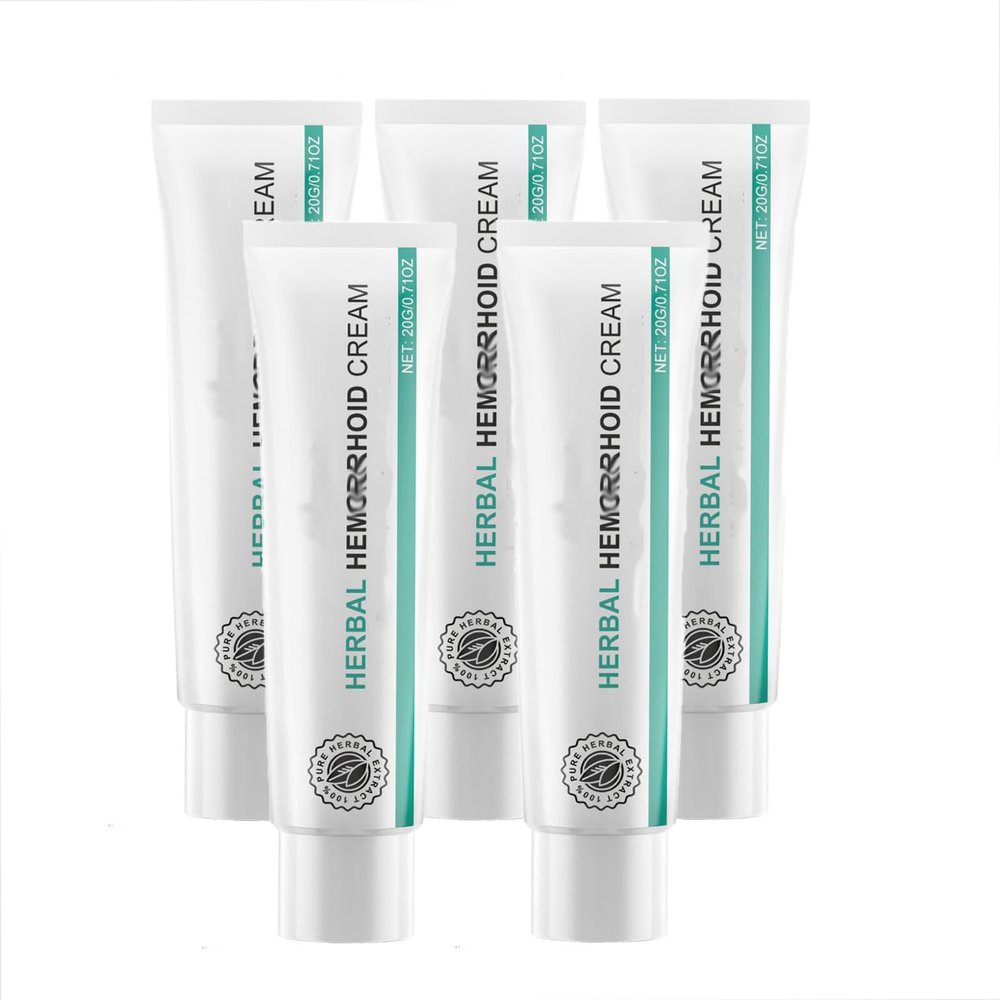 BITYEYE Herbal Hemorrhoids Cream,Hemorrhoid Cream,for Men and Women (5PCS)