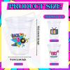Datyiiha 150 Pack 80's Party Plastic Cups 12 oz Back to 80s Disposable Drinkware Cups for Retro Music Party Decorations Throwback Dance Birthday Party Supplies view 2