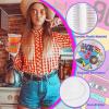 Datyiiha 150 Pack 80's Party Plastic Cups 12 oz Back to 80s Disposable Drinkware Cups for Retro Music Party Decorations Throwback Dance Birthday Party Supplies view 4