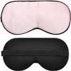 KAABETO Silk Sleep Mask, Silk Eye Mask with Adjustable Strap, Eye Mask for Sleeping,Blocks Light Reduces Puffy Eyes Ideal Gift (Color : D) view 1