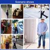 9-Section Titanium Blind Cane Telescopic Guide Cane-Rotating Cane Tip Blind Cane with Wrist Strap Walking Cane for The Backpack(9sect.,128cm/50.3in) view 2