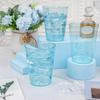 DaYammi 100 Pack 10 oz Blue Plastic Cups Disposable Cups Tumblers, Elegant Blue Glitter Party Drinking Cup Perfect for Wedding, Fancy Disposable Cups Plastic Cocktail Glasses Wine Glasses for Party view 2