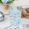 DaYammi 100 Pack 10 oz Blue Plastic Cups Disposable Cups Tumblers, Elegant Blue Glitter Party Drinking Cup Perfect for Wedding, Fancy Disposable Cups Plastic Cocktail Glasses Wine Glasses for Party view 3