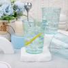 DaYammi 100 Pack 10 oz Blue Plastic Cups Disposable Cups Tumblers, Elegant Blue Glitter Party Drinking Cup Perfect for Wedding, Fancy Disposable Cups Plastic Cocktail Glasses Wine Glasses for Party view 4