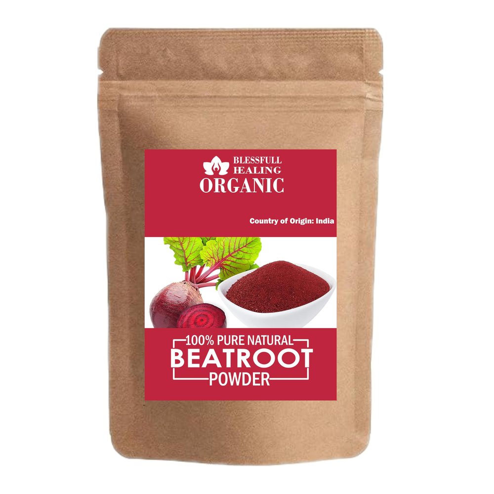 Blessfull Healing Organic 100% Pure Natural Beatroot Powder | 100 Gram / 3.52 oz
