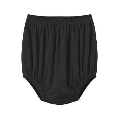 Big Kids Diaper Cover for Incontinence Noiseless Waterproof Bed Wetting Underwear Plastic Pants Over Diapers (Black, XXS)