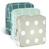Jeffdad 3pcs Sanitary Napkin Storage Bag, Portable Reusable Menstrual Pads Bags Women Tampon Bags Feminine Products Bag Period Kit Bag (Type one) view 1