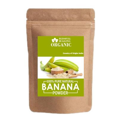 Blessfull Healing Organic 100% Pure Natural Banana Powder | 100 Gram / 3.52 oz