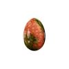 KAKAYE 1Pcs Natural Real Jade Massage Egg Undrilled Yoni Eggs for Women Kegel Exercise Feminine Hygiene Massage Balls(Blooded Stone,S-3x2cm) view 2