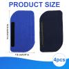 4pcs Headgear Strap Covers for CPAP, Soft Face Cushion Pads Reusable Mask Liners Reduce Indentation & Red Marks (Blue) view 2