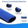 4pcs Headgear Strap Covers for CPAP, Soft Face Cushion Pads Reusable Mask Liners Reduce Indentation & Red Marks (Blue) view 3
