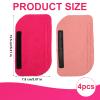 4pcs Headgear Strap Covers for CPAP, Soft Face Cushion Pads Reusable Mask Liners Reduce Indentation & Red Marks (Rose Red) view 2
