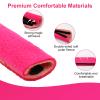 4pcs Headgear Strap Covers for CPAP, Soft Face Cushion Pads Reusable Mask Liners Reduce Indentation & Red Marks (Rose Red) view 3