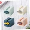 FRCOLOR 4pcs Plastic Toothpaste Squeezer Extruder for Easy Use Manual Tube Squeezer Dispenser White Pink Dark Blue Light Blue for Boys and Girls Bathroom Supplies view 2