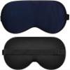 KAABETO Silk Sleep Mask, Silk Eye Mask with Adjustable Strap, Eye Mask for Sleeping,Blocks Light Reduces Puffy Eyes Ideal Gift (Color : B) view 1