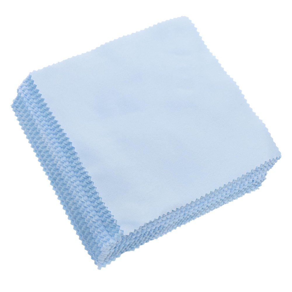 BUTIFULSIC 50pcs Microfiber Glasses Cleaning Cloths Lint Scratch Polishing for Eyeglasses Sunglasses Jewelry Screens Pure