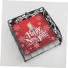 Outanaya Lovely Snowflake Christmas Napkins 40pc Printed Napkins for Christmas Party Fashion Patterns view 4