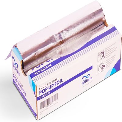 12x1000 ft. Aluminum Foil Roll | 30 Micron Thick Strong Foils with Cutter for Home Cooking, Catering, Grilling | Heavy Duty Long Foil Wrap for Food Service Industry and Home Use (1 Pack)