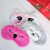 Cute Animal Sleeping Mask Soft Plush Blindfold Cute Rabbit Panda Koala Eye Cover Eyeshade for Kids Teens Girls Women (3Pack Multicolor) view 2
