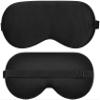 Silk Sleep Mask, Silk Eye Mask with Adjustable Strap, Eye Mask for Sleeping,Blocks Light Reduces Puffy Eyes Ideal Gift (Color : A) view 1