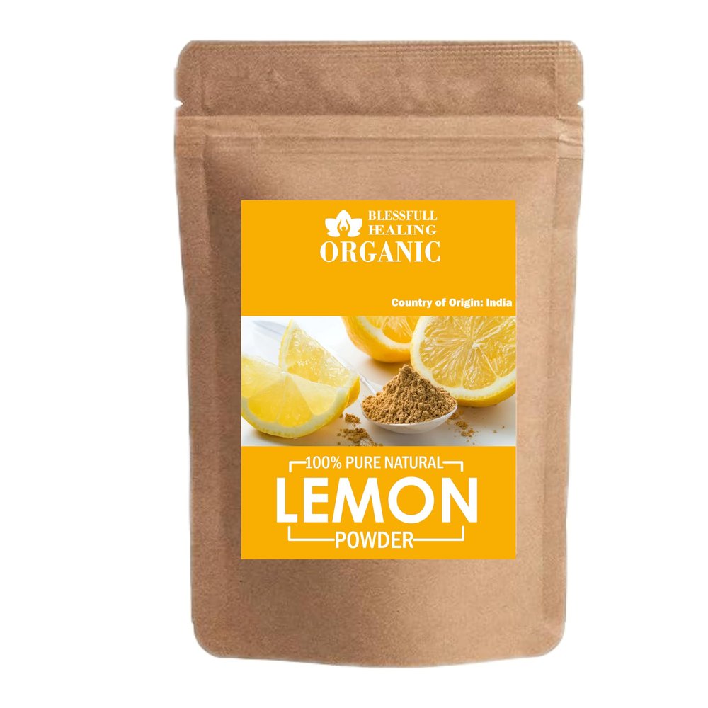Blessfull Healing Organic 100% Pure Natural Lemon Powder | 300 Gram / 10.58 oz