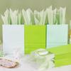 60 Sheets 20"X14" Metallic Green Tissue Paper, Mint Green Tissue Paper Bulk for Gift Bags Crafts Packaging Wrapping, Pearlescent Shimmer Wrapping Tissue Paper for Birthday Baby Shower Wedding view 3