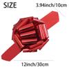 1 pc Giant Bow,Large Gift Bow,12 "Metal Giant Bow Suitable for Bicycles,Household appliances,Christmas, Parties,and Large Bow Decorations on Dining Tables (red) view 2